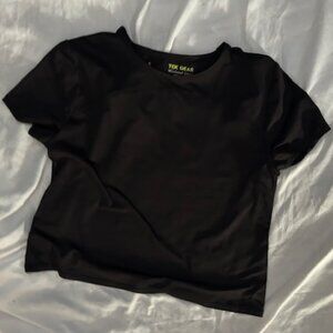 Size small   womens athletic tee shirt t black work out gym